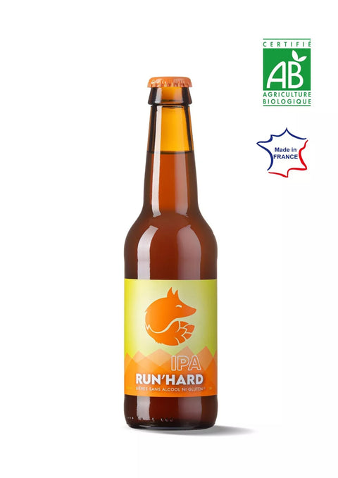 Bière IPA sans alcool ni gluten 33cl - RUN'HARD