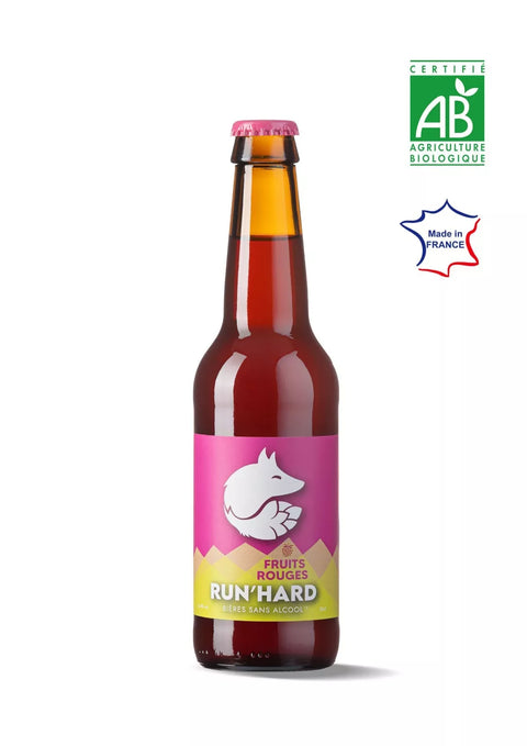 Bière FRUITS ROUGES sans alcool 33cl - RUN'HARD
