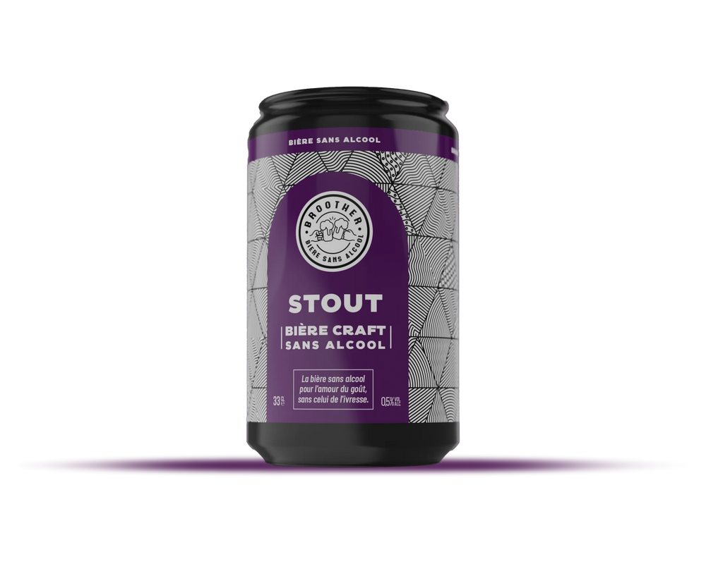 Bière Stout artisanale Broother 0,5%