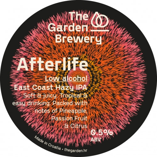 Bière The Garden Brewery - AfterLife IPA sans alcool 0.5%