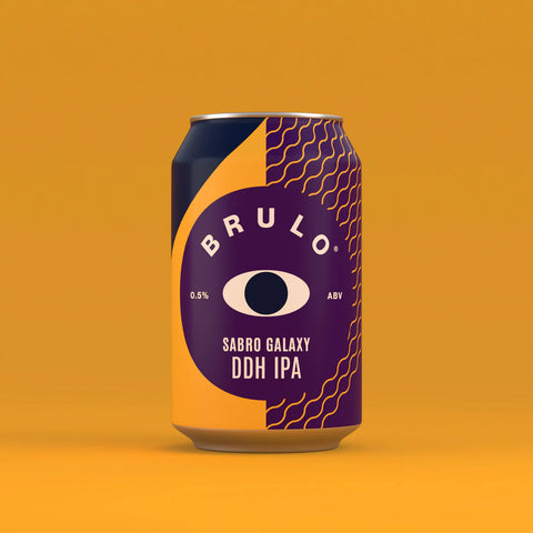 Bière Brulo Sabro Galaxy IPA sans alcool 0.5%