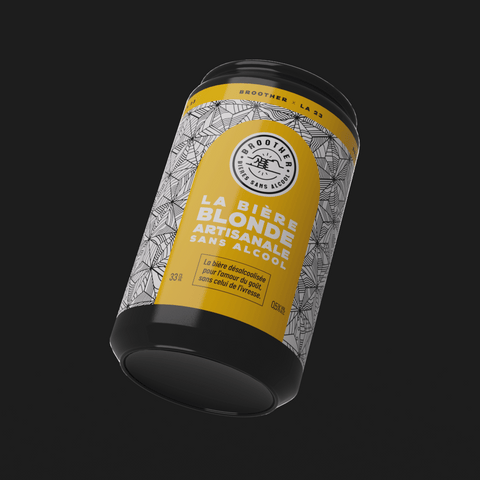 Bière blonde artisanale Broother 0,5%